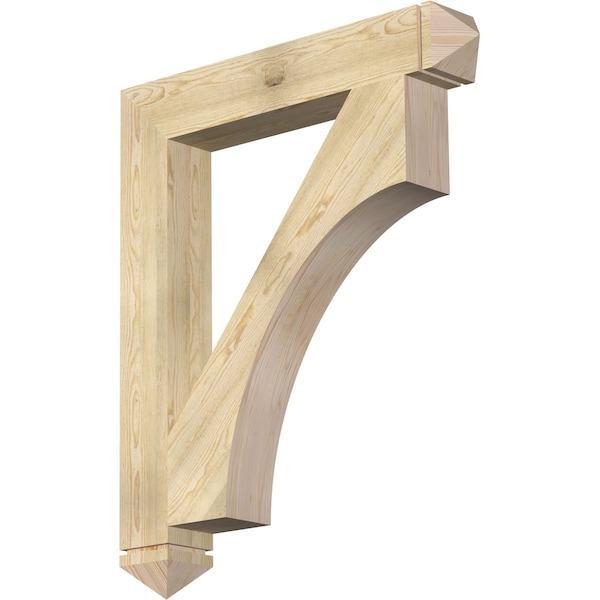 Ekena Millwork Westlake Arts & Crafts Rough Sawn Bracket, Douglas Fir, 6"W x 40"D x 48"H BKT06X40X48WTL03RDF - main